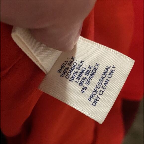 Rebecca Minkoff Red and Black Mini Dress Sz. 8 - Picture 9 of 12